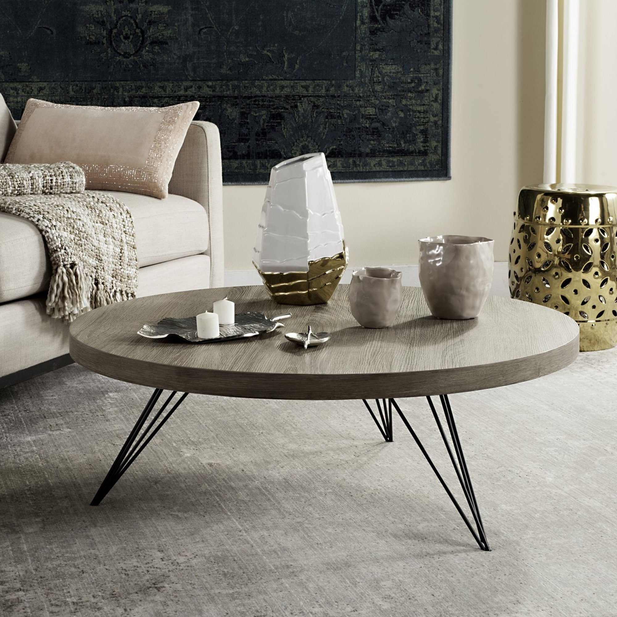 17 Stories 3 Legs Coffee Table Reviews Wayfair Canada